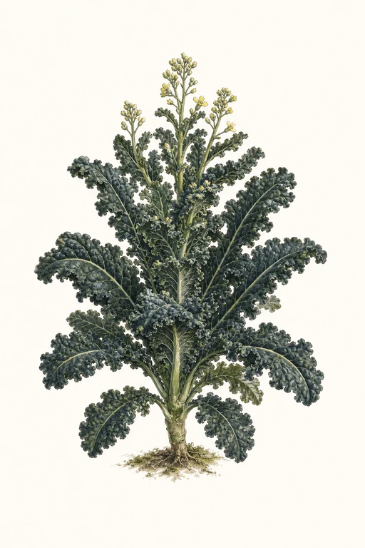 Botanical illustration of Black Magic