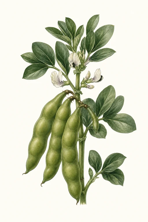 Botanical illustration of Banner