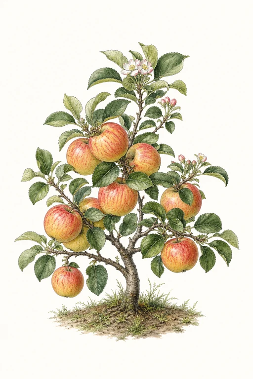 Botanical illustration of Annaglo Gala
