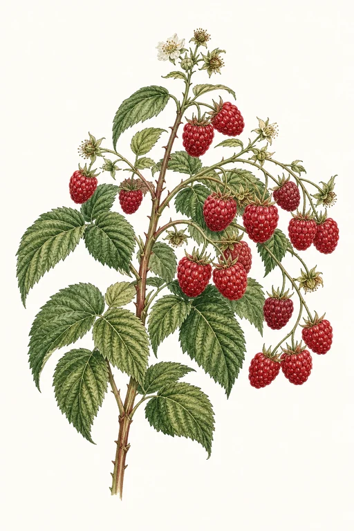 Botanical illustration of Latham