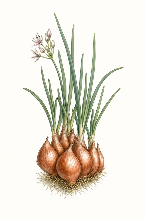 Botanical illustration of Sante