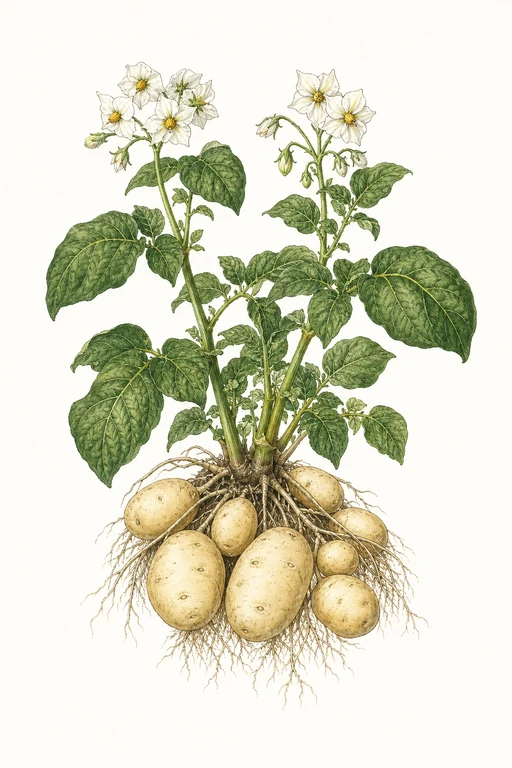 Botanical illustration of Kennebec