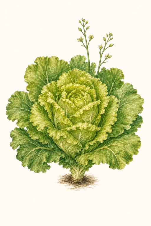 Botanical illustration of Buttercrunch