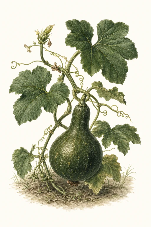 Botanical illustration of Caveman's Club