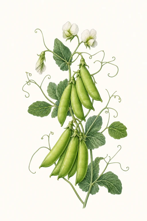 Botanical illustration of Sugar Daddy