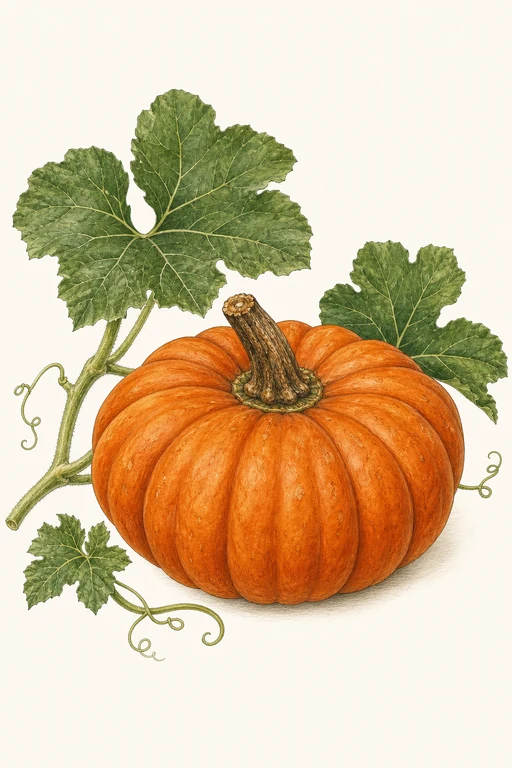 Botanical illustration of Amish Pie