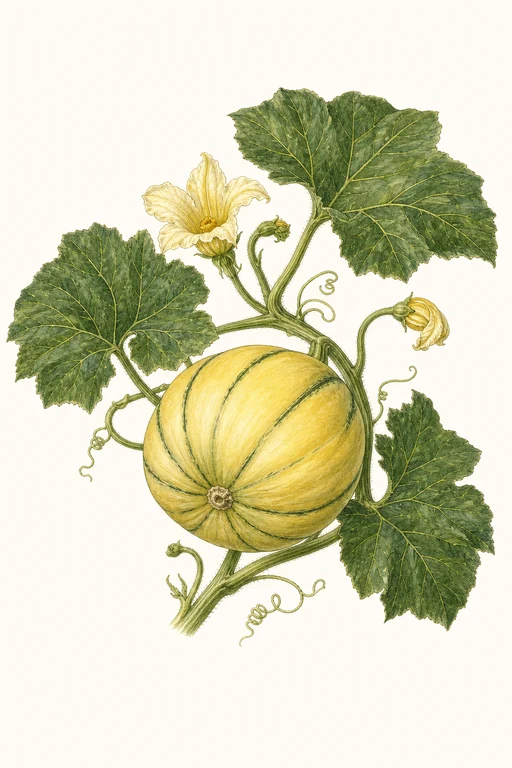 Botanical illustration of Burgess Buttercup