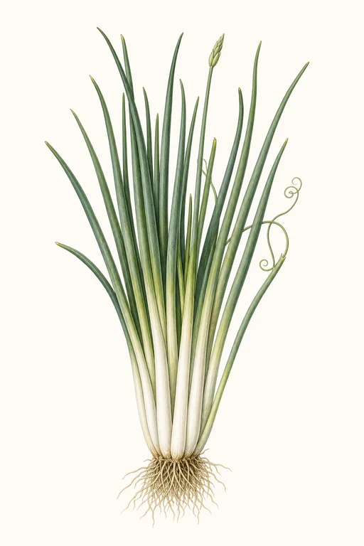 Botanical illustration of White Spear
