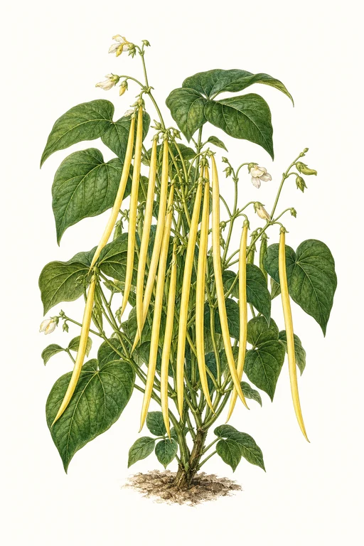 Botanical illustration of Pencil Pod Wax