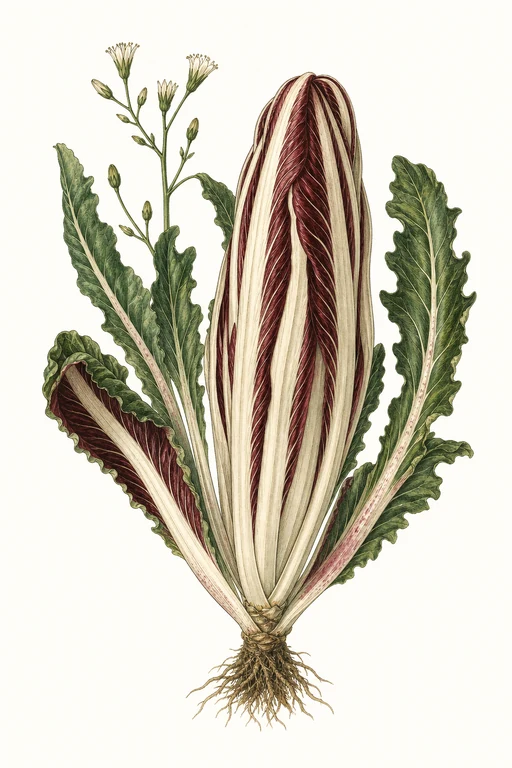 Botanical illustration of Tardivo Di Treviso