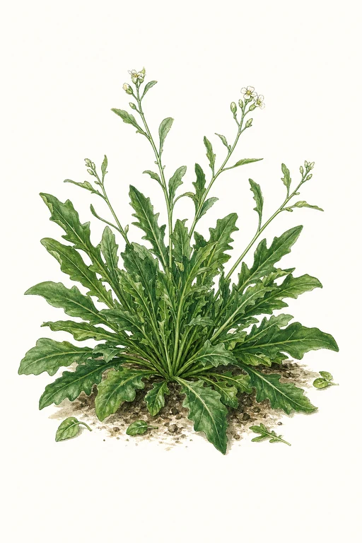 Botanical illustration of Astro Arugula