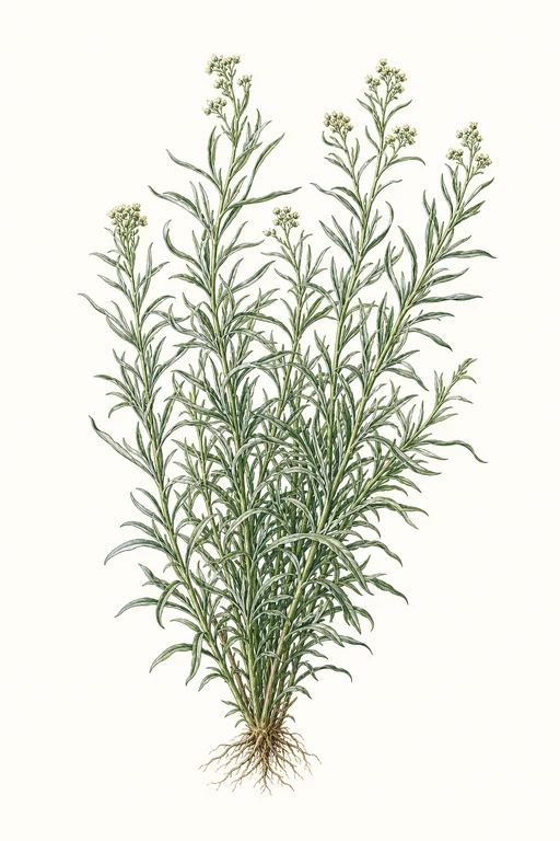 Botanical illustration of Russian Tarragon