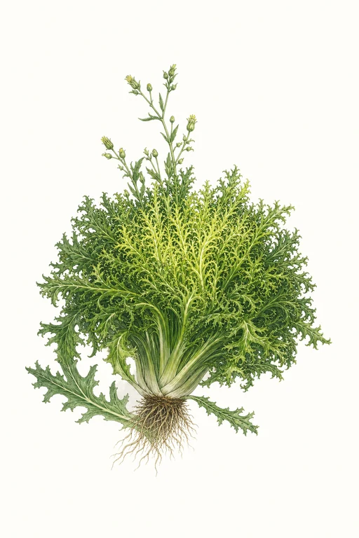 Botanical illustration of Fine Curled