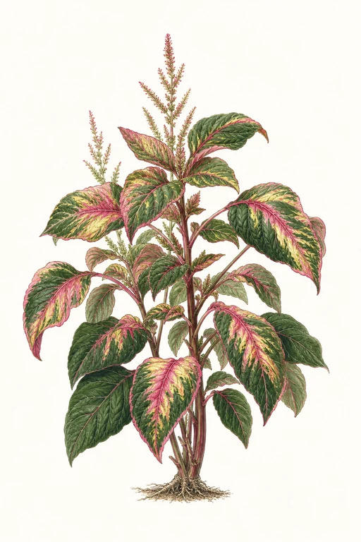 Botanical illustration of Tricolor Splendor