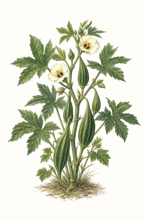 Botanical illustration of Cajun Delight