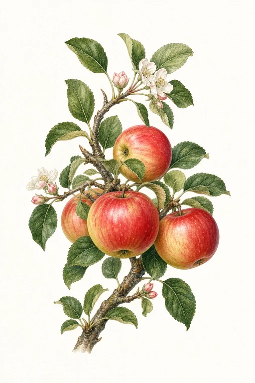 Botanical illustration of Galaxy
