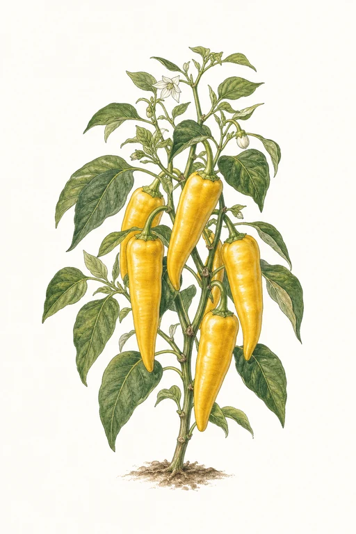 Botanical illustration of Giallo Marconi