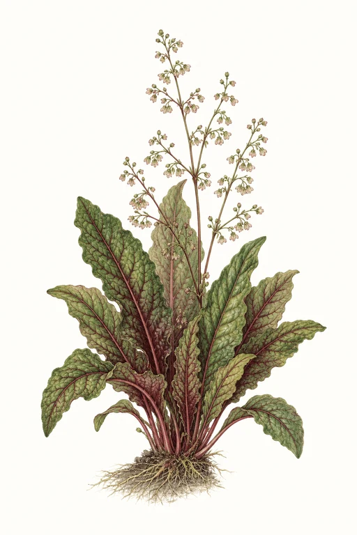 Botanical illustration of Bordeaux Sorrel