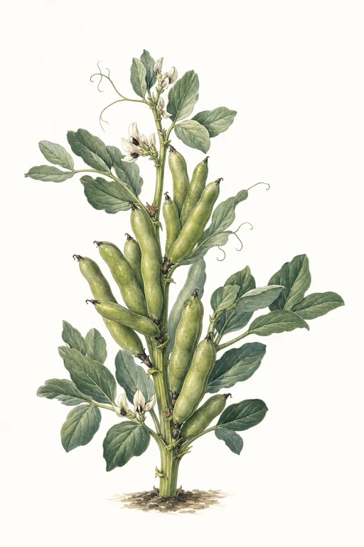 Botanical illustration of Hoffmann's Reina Blanca