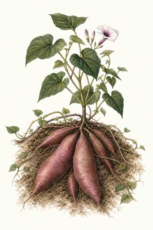 Botanical illustration of Murasaki
