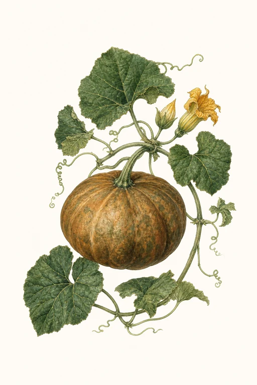 Botanical illustration of Corsican