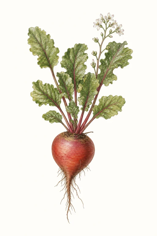 Botanical illustration of Red Chieftain