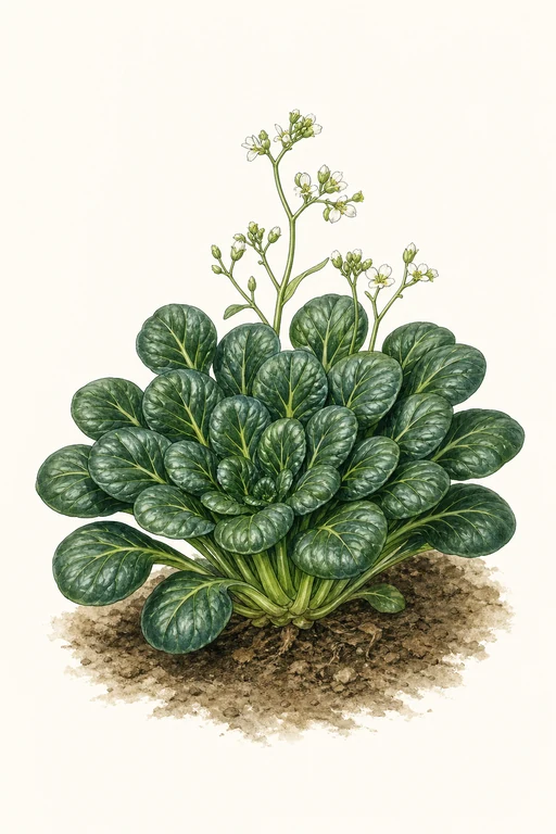 Botanical illustration of Rosette