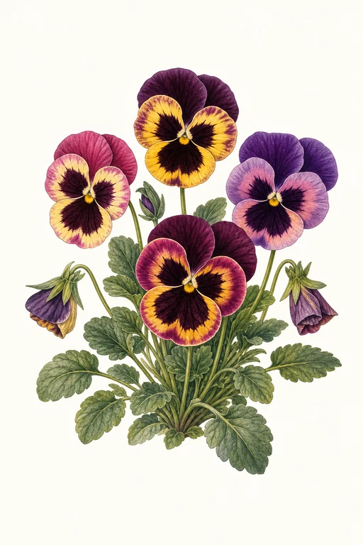 Botanical illustration of Jolly Joker