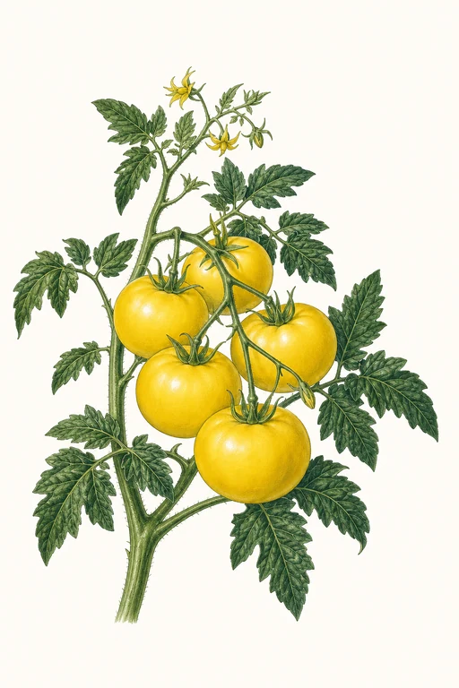 Botanical illustration of Lemon Boy