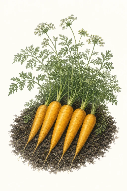 Botanical illustration of Gold Nugget