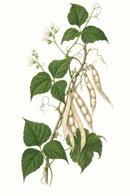 Botanical illustration of White Emergo