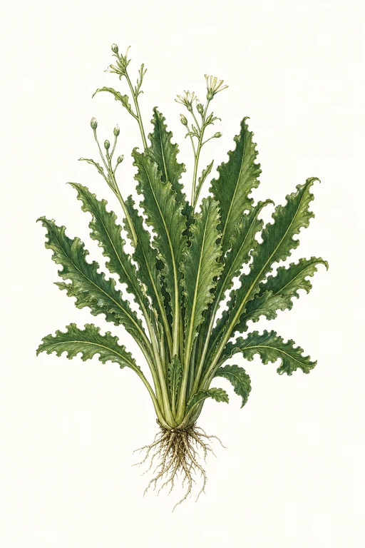 Botanical illustration of Green Wave