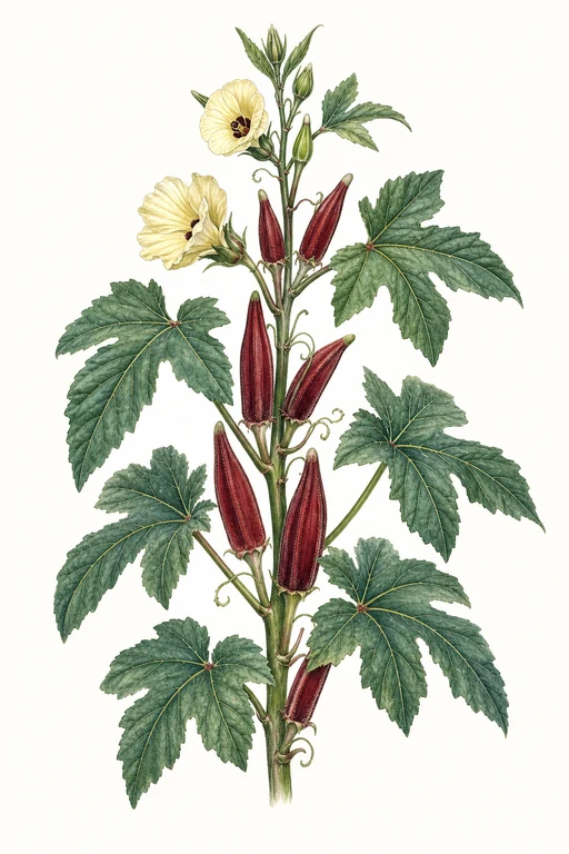 Botanical illustration of Red Velvet