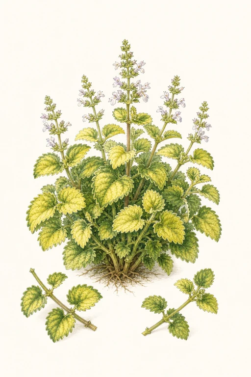 Botanical illustration of Gold Tooth
