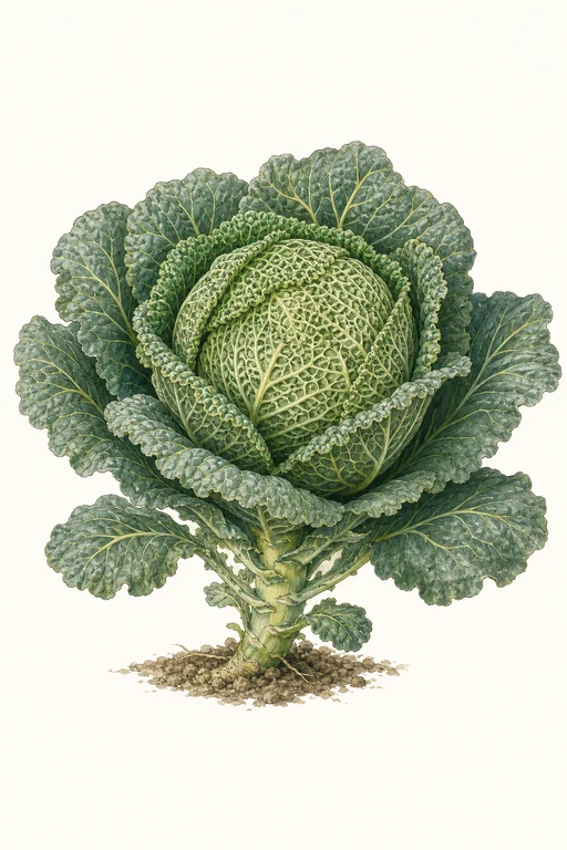 Botanical illustration of Savoy Express