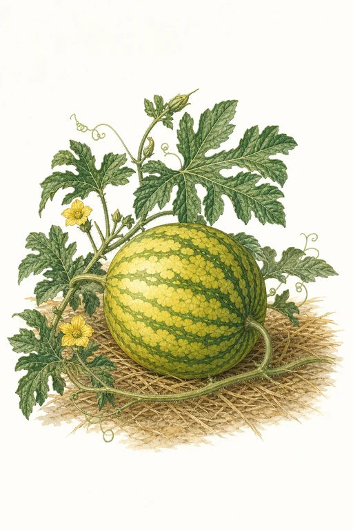 Botanical illustration of Yellow Jubilee