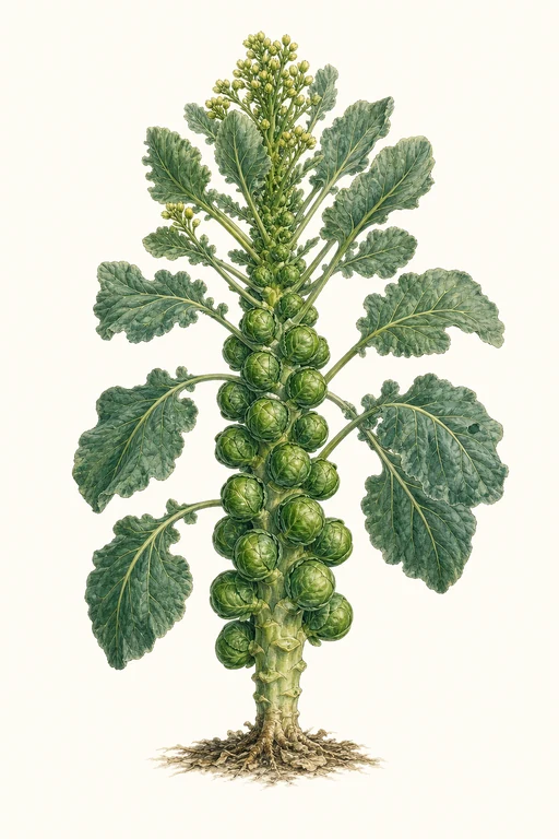 Botanical illustration of Jade Cross E