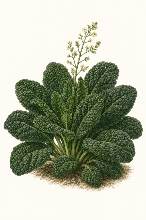 Botanical illustration of Winter Bloomsdale