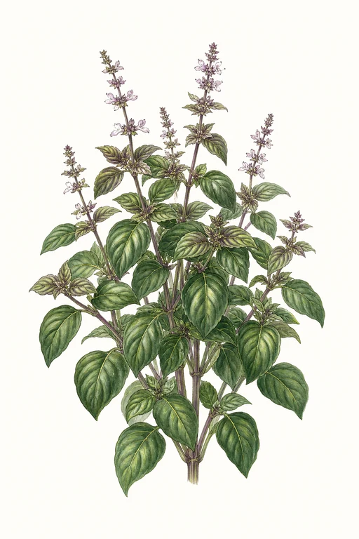 Botanical illustration of Cinnamon