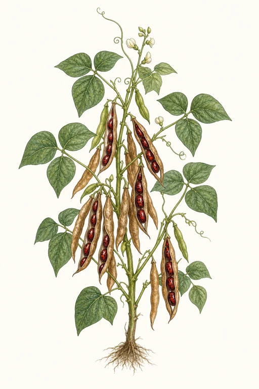 Botanical illustration of Red Hawk