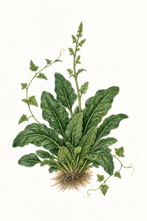 Botanical illustration of Galilee Spinach
