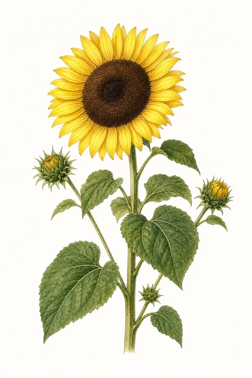Botanical illustration of Soraya