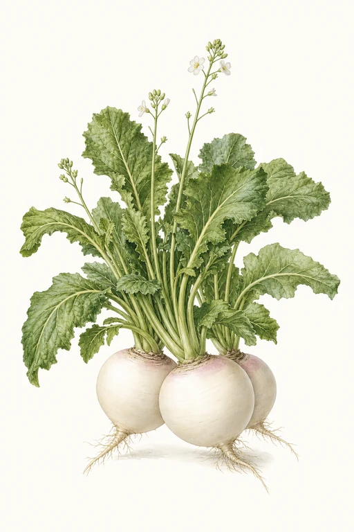 Botanical illustration of White Lady