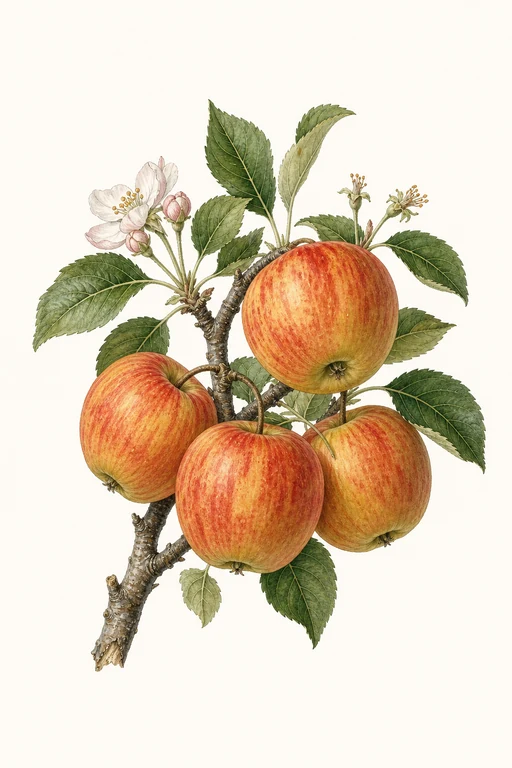 Botanical illustration of Tenroy Gala