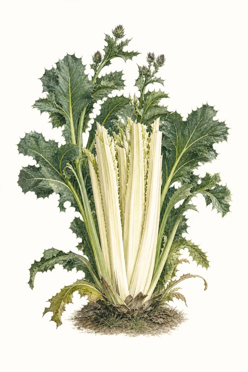 Botanical illustration of Gobbo di Nizza