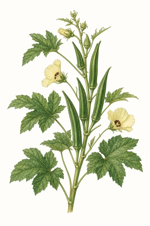 Botanical illustration of Parbhani Kranti