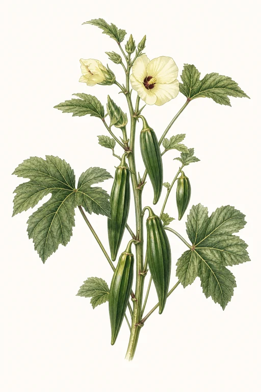Botanical illustration of Aunt Hettie’s