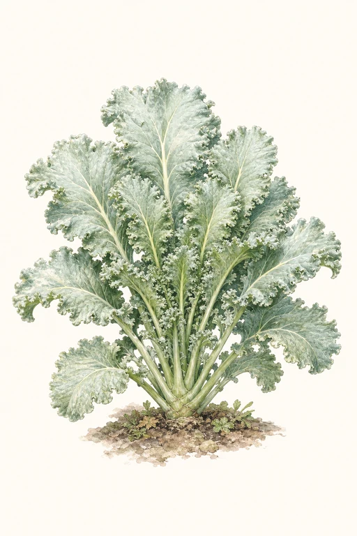 Botanical illustration of White Russian