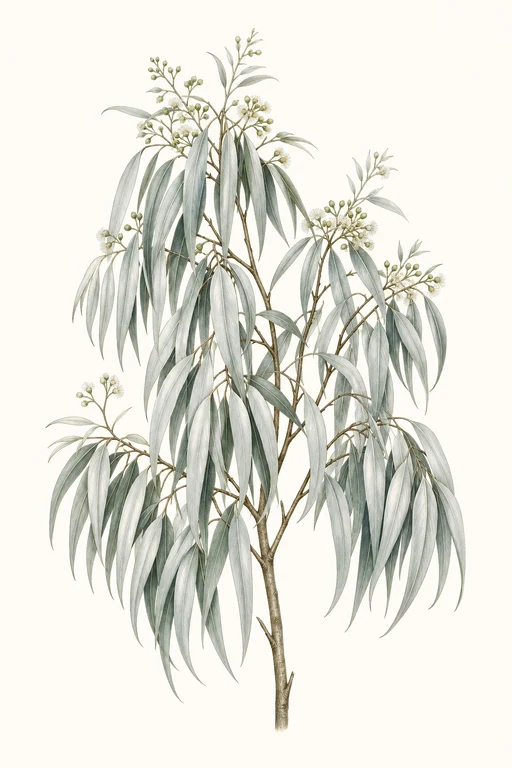 Botanical illustration of Silver Drop