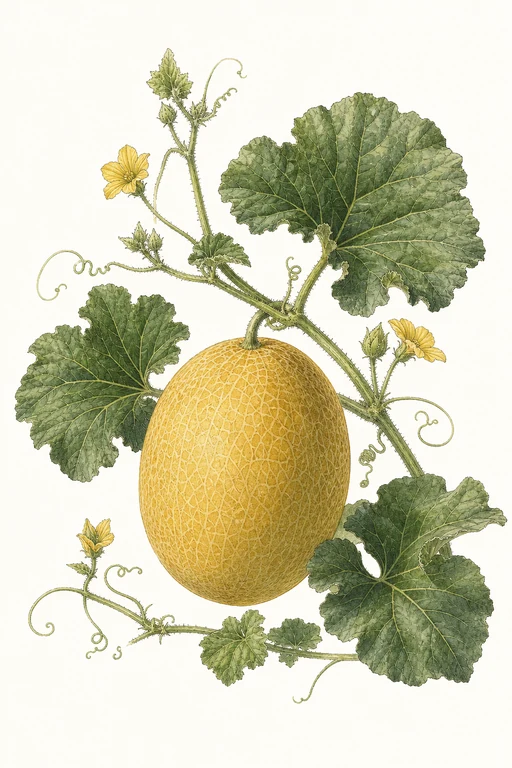 Botanical illustration of Sakata's Sweet